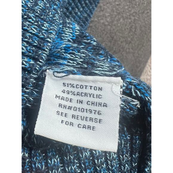 Inserch Knit Turtleneck Sweater Mens Size 2XL Blue Ski Blue Pullover Super Soft - Picture 6 of 8